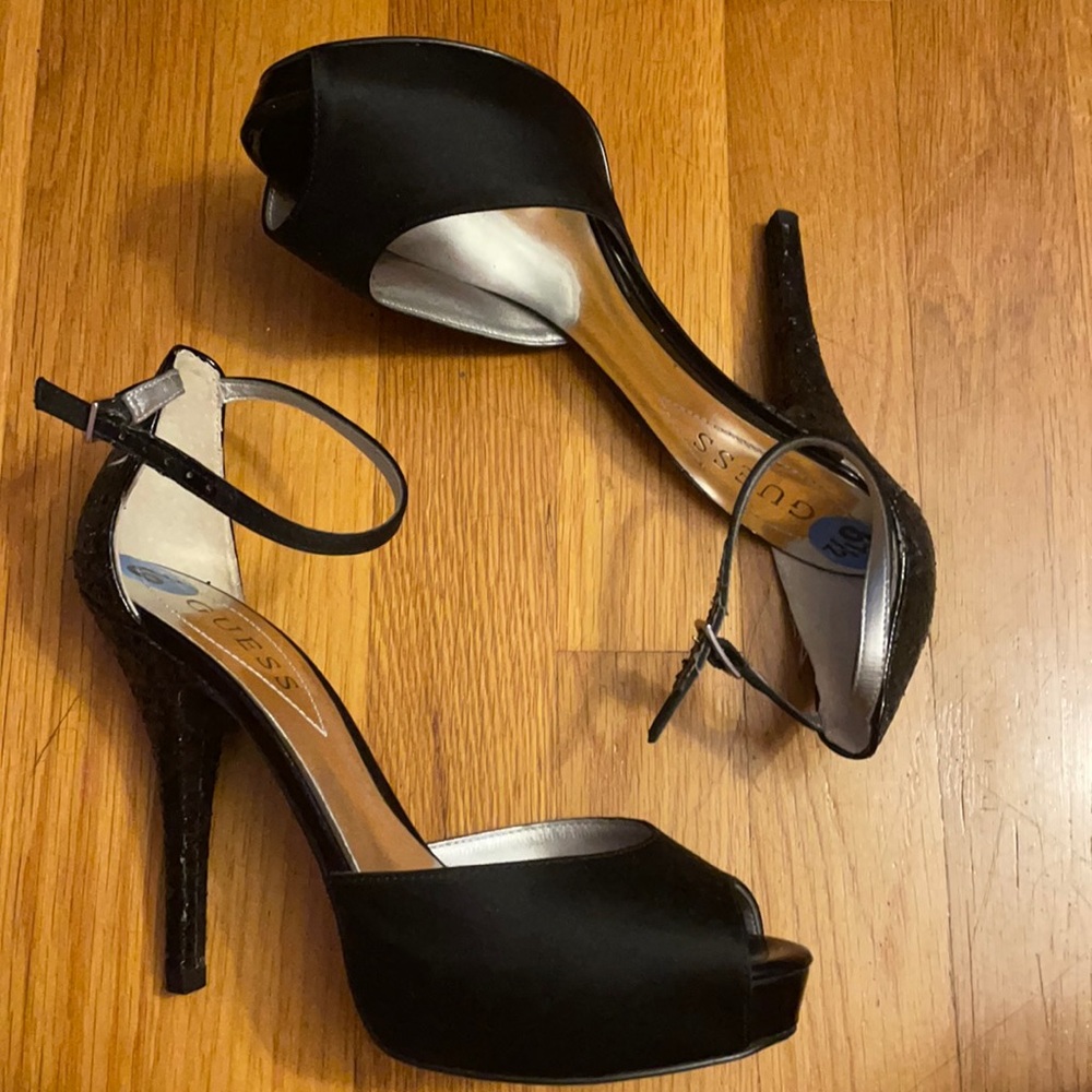 Guess black high heel